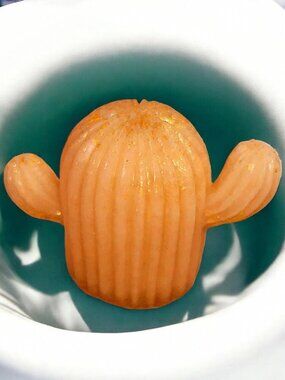 Pineapple soap handmade Orange Cactus 2x2in 4oz